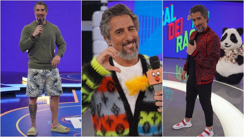 Marcos Mion usa e abusa das roupas diferentonas na Globo. - TV Globo
