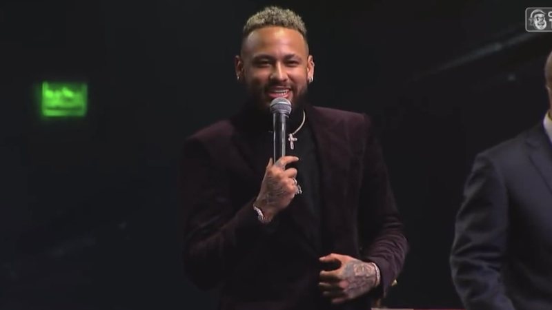 Neymar Jr. foi o anfitrião do evento que arrecadou cerca de R$ 9 milhões. - CazéTV