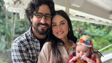 Pais de Francisco, Thaila Ayala e Renato Góes, posam com caçula Tereza - Instagram/Thaila Ayala