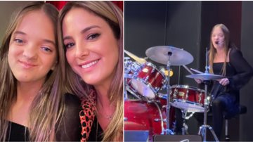 Ticiane Pinheiro postou vídeo de Rafa Justus cantando e tocando - Instagram/@ticipinheiro