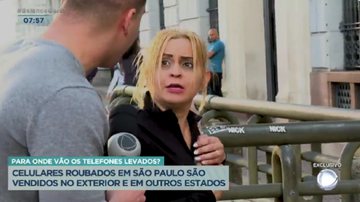 Marcos Guimarães assustou a mulher antes de entrevista. - Record TV