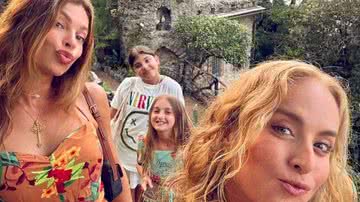 Curtindo férias na Europa, Grazi Massafera e Angélica posam com as filhas - Instagram/Grazi Massafera