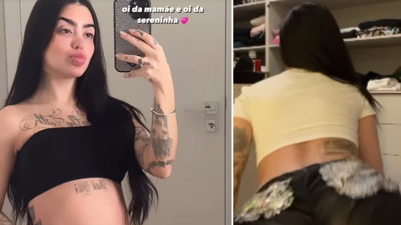MC Mirella exibe barriga de grávida em vídeo - Reprodução