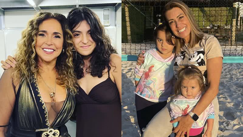 Famosos como Daniela Mercury, Solange Frazão e Luigi Baricelli são avós babões - Reprodução / Instagram