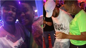 Neymar dançou com funcionária que trabalhava no camarote da 'Tardezinha' - Instagram/@grazi22rodrigues