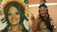 Índia Potira foi uma das mais famosas assistentes de Chacrinha - Fotos: Arquivo / TV Globo