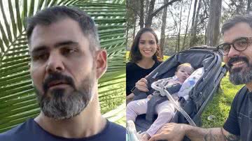 Juliano Cazarré é casado com Letícia Cazarré, e pai de cinco filhos - TV Globo e Instagram/@leticiacazarre