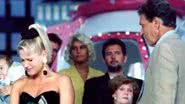 O encontro entre Xuxa e seu pai aconteceu diante das câmeras na última edição do programa ‘Xou da Xuxa’, exibida em 1992 - Reprodução/TV Globo