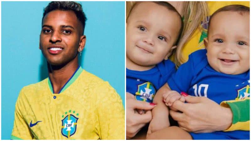 Pamella Souza falou sobre a relação do jogador com os filhos. - CBF e Instagram/@pamyssouza
