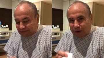 Internado em situação delicada, Stenio Garcia aparece abatido em vídeo - Reprodução/Instagram