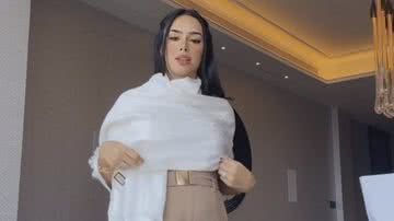 Bruna Biancardi falou sobre as dificuldades de escolher roupa estando grávida na Arábia Saudita - Instagram/Bruna Biancardi