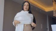 Bruna Biancardi falou sobre as dificuldades de escolher roupa estando grávida na Arábia Saudita - Instagram/Bruna Biancardi