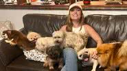 Larissa Manoela já chegou a hospedar nove cães em sua casa - Instagram/@larissamanoela