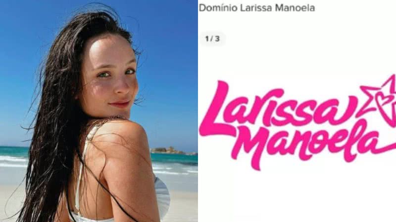 Diretor do Palmeiras está vendendo site com nome de Larissa Manoela por valor impressionante - Reprodução/Instagram/Mercado Livre