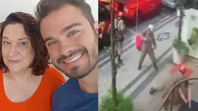 Edina Maria Sampaio conseguiu reencontrar o filho após o acidente - Instagram/@sidneysampaiooficial e RecordTV
