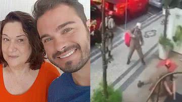 Edina Maria Sampaio conseguiu reencontrar o filho após o acidente - Instagram/@sidneysampaiooficial e RecordTV