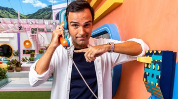 Tadeu Schmidt segue na apresentação do 'Big Brother Brasil' - Globo