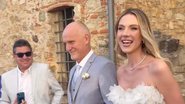 Ídolo do futebol, Cláudio Taffarel levou sua filha Catherine ao altar em casamento na Itália - Instagram/Andrea Taffarel