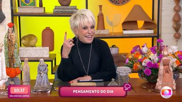 Nesta quarta-feira (6) é comemorado o dia do sexo e Ana Maria Braga não deixou a data passar em branco no ‘Mais Você’ - Reprodução/TV Globo