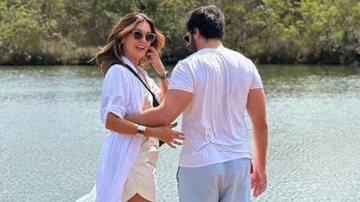 Fátima Bernardes aproveitou sua folga para visitar o namorado, Túlio Gadêlha, em Brasília - Instagram/Fátima Bernardes