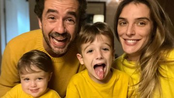 Rafa Brites e Felipe Andreoli com os filhos - Fotos: Reprodução/Instagram