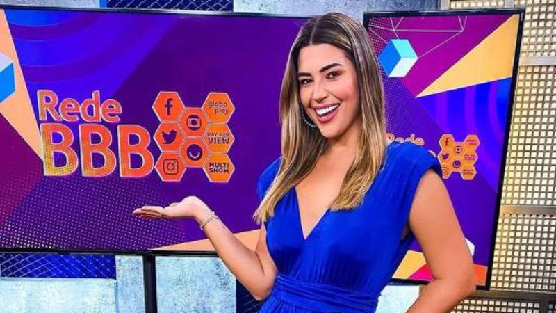 A apresentadora participou do BBB 17 e, desde então, faz parte do time de apresentadores do programa. - TV Globo