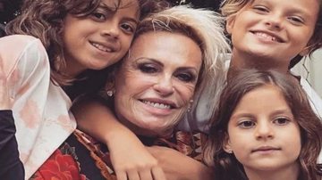 Ana Maria Braga com os netos - Foto: Reprodução/Instagram
