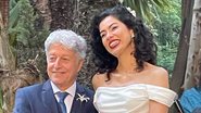 Caco Barcellos e Carla Tilley se casaram na última sexta-feira (13), com Ana Maria Braga entre os convidados. - Instagram/Sandra Annenberg