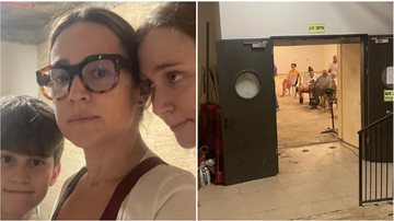 Gabriela Duarte e os filhos estavam em Israel e tiveram que descer para um bunker durante os ataques dos Hamas - Instagram/@gabidu