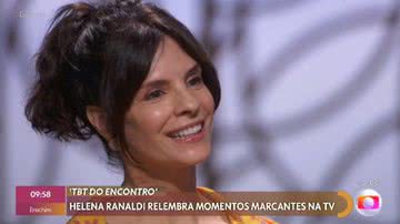 Helena Ranaldi no 'Encontro' - TV Globo