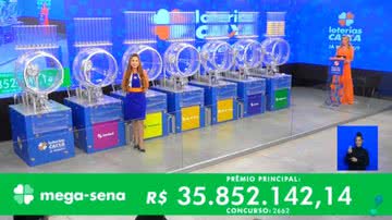 Veja os números da Mega-Sena 2662 - Rede TV!