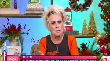 A apresentadora lamentou o golpe associado a sua imagem. - TV Globo