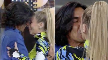 André Gonçalves e Dani Winits se beijaram na final de 'A Fazenda 15' - Record TV
