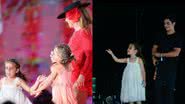 Marcelo, Marina e Helena subiram no palco do show de 30 anos de carreira de Ivete Sangalo - Reprodução/Redes sociais