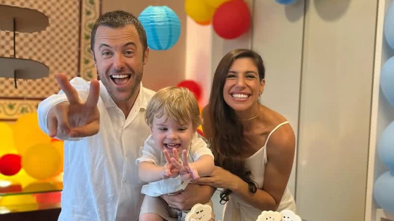 Kayky Brito e Tamara Dalcanale no aniversário do filho Kael - Instagram/@kayky.brito