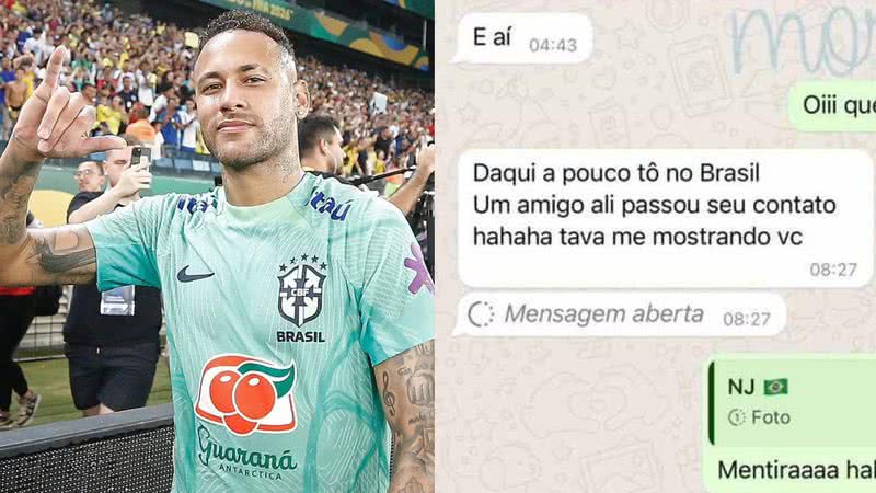 Jogador de futebol teria procurado modelo para um encontro ao viajar ao Brasil - Reprodução/Instagram