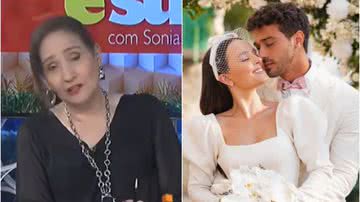 Sonia Abrão debochou do casamento de Larissa Manoela e André Luiz Frambach - Rede TV!/Instagram