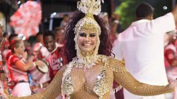 Viviane Araújo esbanja beleza em evento na Cidade do Samba - Reprodução