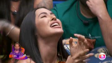 Isabelle recebe 61,02% dos votos e chora com permanência no BBB 24 - Reprodução/TV Globo