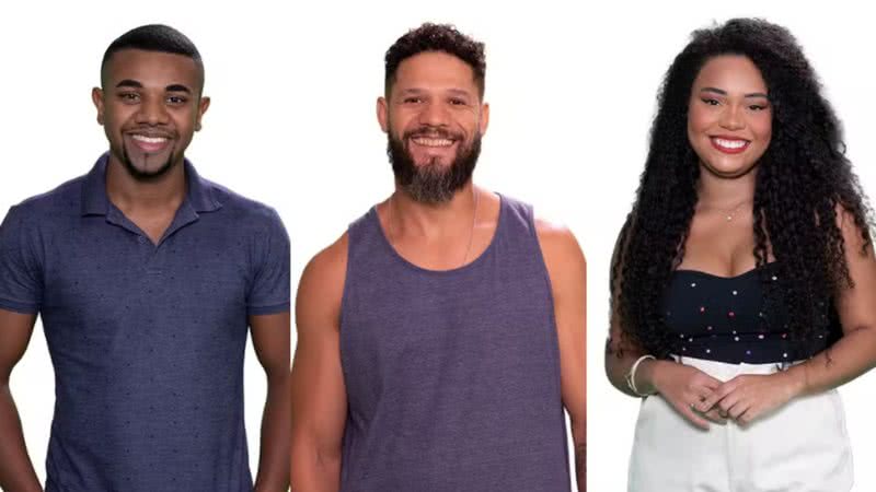 Davi, Juninho e Thalyta estão no segundo Paredão do BBB 24. - TV Globo