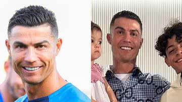 Cristiano Ronaldo comemora aniversário de forma intimista com a esposa e os filhos - Reprodução/Instagram