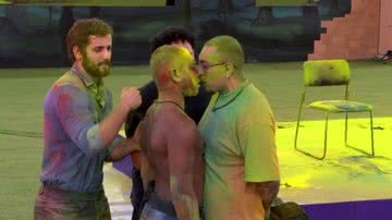 Após Sincerão, Bin tenta agredir Davi e produção dá bronca: 'Não é UFC' - Reprodução/Globoplay
