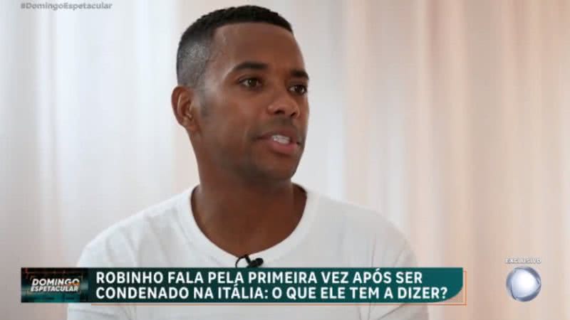 O ex-jogador cedeu entrevista ao 'Domingo Espetacular'. - Record TV