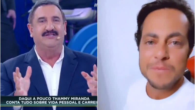Thammy Miranda explica o motivo de abandonar entrevista no 'Programa do Ratinho' - SBT/Instagram