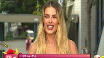 A modelo conversou com Ana Maria Braga no 'Mais Você'. - TV Globo
