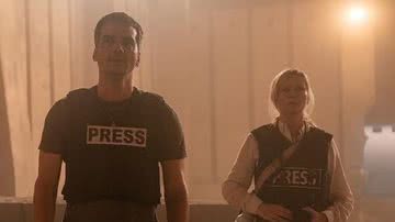 Wagner Moura e Kirsten Dunst como Joel e Lee em 'Guerra Civil' - Divulgação