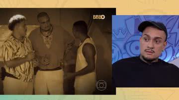 MC Bin Laden comenta sobre início da rivalidade com Davi no BBB 24 - Reprodução/TV Globo