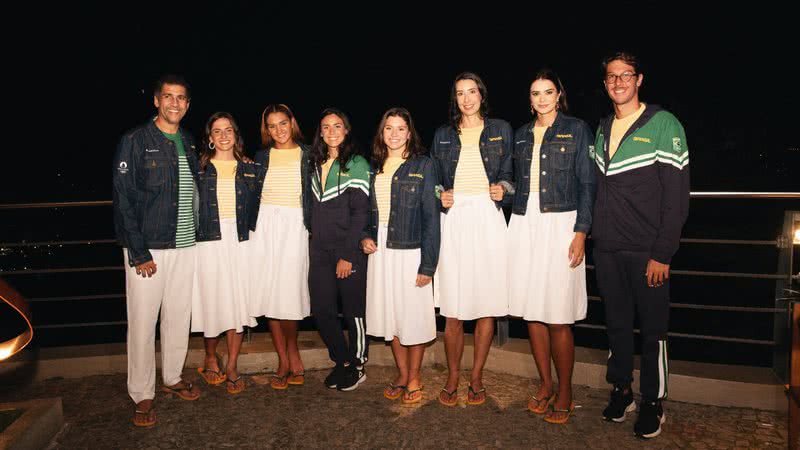 Uniformes do Time Brasil para a cerimônia de abertura das Olimpíadas de Paris - Divulgação