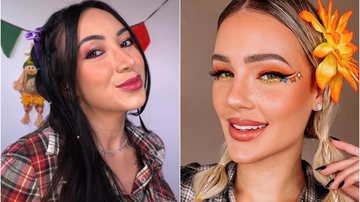Confira 5 dicas de maquiagem para festa junina que vão além do óbvio - Divulgação/Instagram/@tekasilva