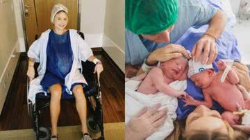 Isabella Sherer deu à luz a um casal de gêmeos, Mel e Bento - Instagram/@isascherer